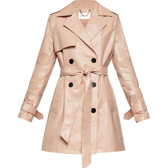 Double-Breasted Short Trench - Picture 2 of 8